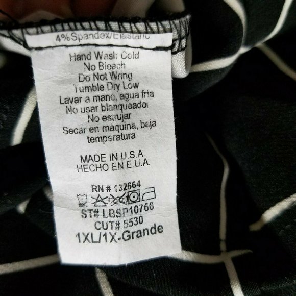 Fashion Nova Womens Skort Black Windowpane Size 1X - Picture 7 of 7